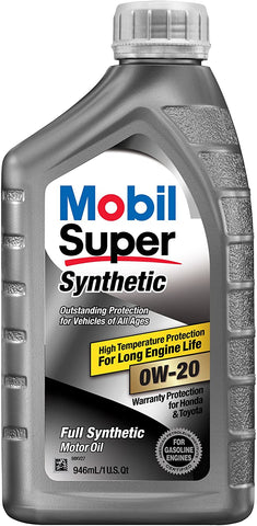 Mobil Super 98KU68 0W-20 Synthetic Motor Oil - 1 Quart