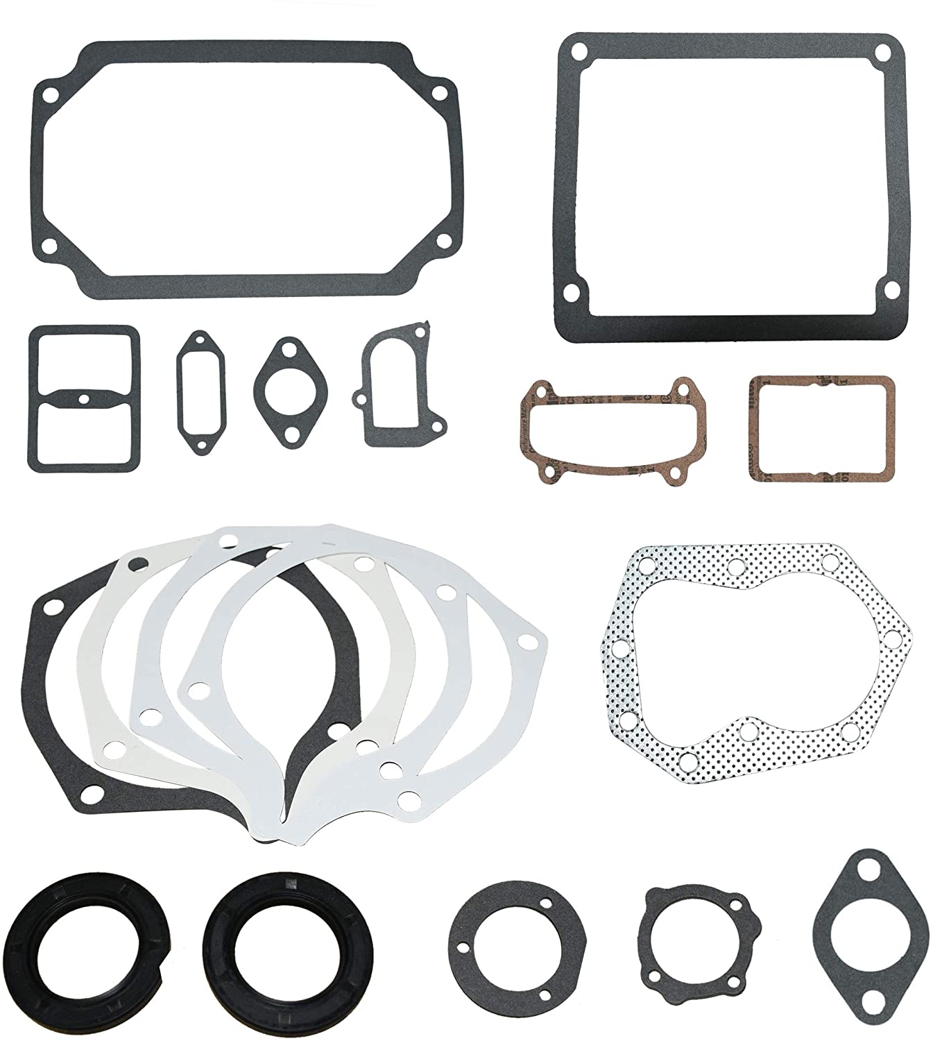 Autu Parts 47 755 08-S Gasket Set for Kohler K241 K301 K321 10 12 14 hp Engines Walk Mower fits Gravely 14766, 034228