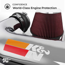 K&N Cold Air Intake Kit with Washable Air Filter: 2014-2019 BMW/Mini Cooper (X1, X2, Active Tourer, Gran Tourer, Clubman, Countryman, S) L4, Black Metal Finish with Red Oiled Filter, 69-2026TTK