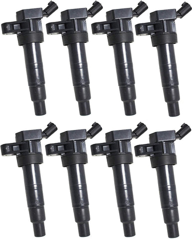 Pack of 8 Ignition Coils for 2009-2016 Hyundai Equus Genesis Kia Borrego V8 4.6L 5.0L C1667 UF-611 UF611