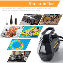 AstroAI Air Compressor Tire Inflator, Portable Air Pump for Car Tires 12V DC Auto Tire Pump with Digital Pressure Gauge, 100PSI with Emergency LED Light for Car, Bicycle (Renewed)
