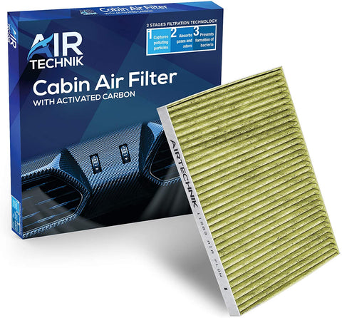 AirTechnik CF11663 Replacement for GMC/Chevy/Buick/Saturn - Premium PM2.5 Cabin Air Filter w/ Activated Carbon