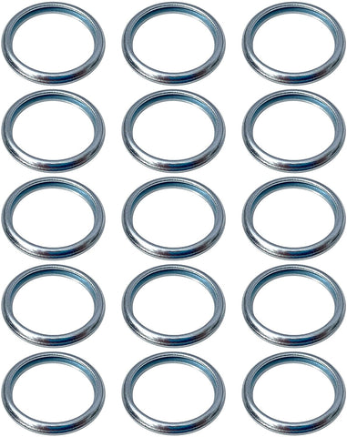Prime Ave OEM Engine Oil Drain Plug Washer Gaskets For Subaru Part# 803916010 (Pack of 15)