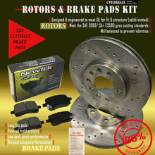 DK1604-5D Rear Brake Drilled Rotors and Ceramic Pads