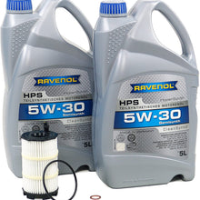 Blau J1A5078-A Motor Oil Change Kit - Compatible with 2007-11 Audi S6 w/ 10 Cylinder 5.2L Engine - 5w30