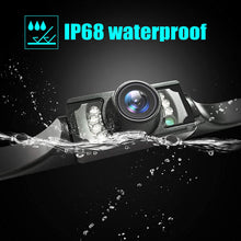 Vehicle Backup Camera, Car Rear View Camera Waterproof High Definition Color Wide Viewing Angle License Plate Car Camera with 7 Infrared Night Vision