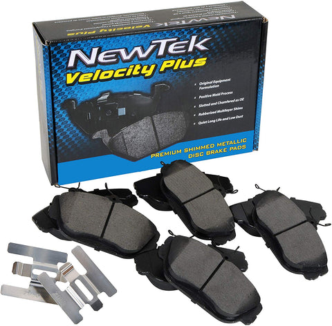 SMD1260H Front Semi-Metallic Brake Pads+Hardware