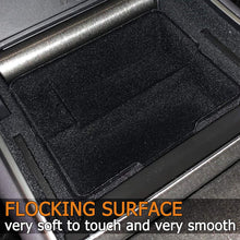 JKCOVER Flocked Center Console Tray Organizer Compatible with Tesla Model 3 (2017 2018 2019 2020) /Model Y Custom Upgrade Accessory