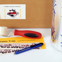 FatMat Self-Adhesive Rattletrap Sound Deadener Bulk Pack with Install Kit - 50 Sq Ft x 80 mil Thick