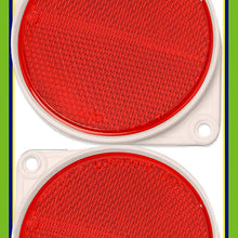 Hy-Ko Products CDRF-3R Nail On Reflector 3 1/4 Diameter Red, 2 Piece