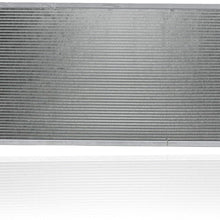 Radiator - Cooling Direct For/Fit 13654 14-18 Cadillac CTS-Sedan 3.6L Turbo 16-17 CTS-V Sedan Intercooler Plastic Tank/Aluminum Core