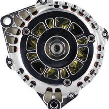 Powermaster 18247 Chrome Alternator (AD230 120A 6 Groove Pulley OE Hookup PLFS)