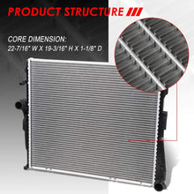 13277 OE Style Aluminum Core Cooling Radiator Replacement for BMW X3 AT 3.0L 07-10