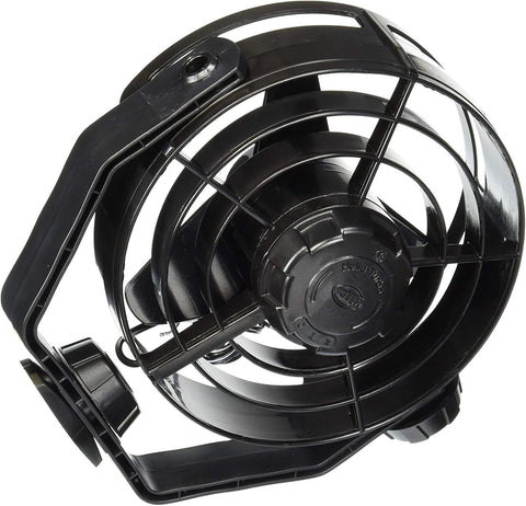 HELLA 003361012 '3361 Series' 24V DC 2 Speed Turbo Fan with Black Housing