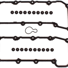 Engine Valve Cover Gasket Set (w/Grommets) Compatible with 02-05 DODGE/JEEP 3.7L (3704cc/226ci) SOHC V6 12V