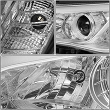 DNA MOTORING Chrome/Clear HL-OH-HSON15-CH-CL1 Factory Style Front Bumper Projector Headlight Lamp Set