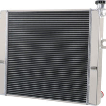 ALLOYWORKS 3 Row Aluminum Radiator Fits For Hyster/Yale Forklift S40XMS S25-35XM S25-40XM OEM 580021191, 8508901, 2043720