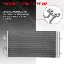 3519 Aluminum A/C Condenser Replacement for Buick Lucerne Cadillac Dts 06-11