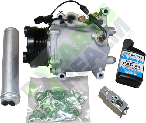 Parts Realm CO-0160AK Complete A/C AC Compressor Replacement Kit