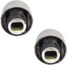 Pair Set 2 Front Lower Inner Forward Susp Control Arm Bushings Delphi For W211
