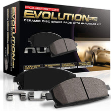 Power Stop 17-1728, Z17 Front Ceramic Brake Pads with Hardware