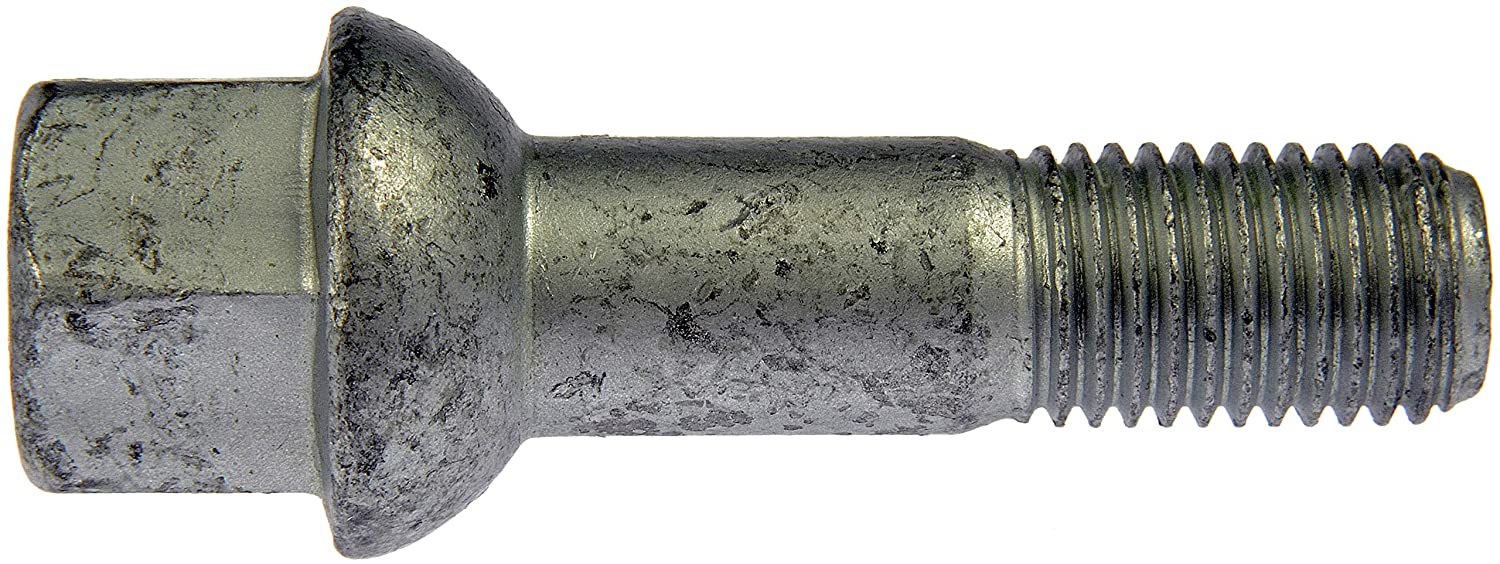 Dorman 610-498 M12-1.50 Wheel Bolt - 17mm Hex, 19.65mm Thread Length for Select Chrysler/Mercedes-Benz Models - Silver