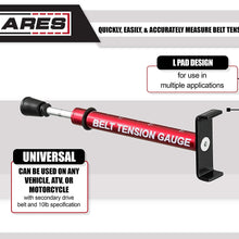 ARES 15033 - Belt Tension Gauge - Allows for Accurate Belt Tension Setting - Use After Belt Replacement, Adjustment or Wheel Service - Universal Design with 10-Pound Specification