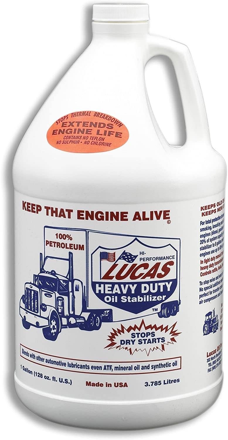 Lucas Oil 10002 Heavy Duty Oil Stabilizer - 1 Gallon (Case of 4)