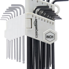 AmazonBasics Hex Key Allen Wrench Set with Ball End - Set of 26