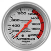 Auto Meter 4428 Ultra-Lite Mechanical Nitrous Pressure Gauge,2.625 in.