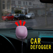 Portable Car Heater Fan Defroster with Air Purification 12V 150W Auto Car 30 Seconds Fast Heating Defrost Defogger Demister Vehicle Ceramic Heater Fan for Windshield (Pink)