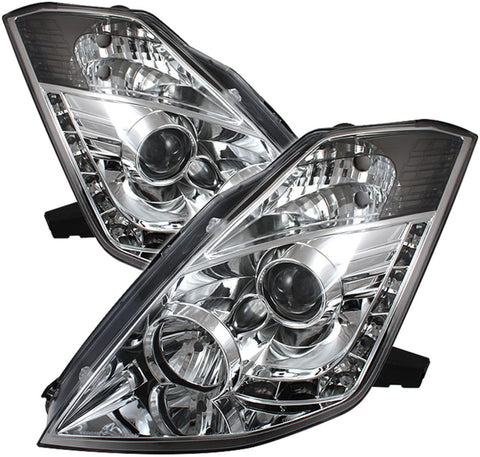 Spyder Auto 444-N350Z02-HID-DRL-C Projector Headlight