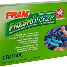Fram Fresh Breeze - Filtro de aire para cabina Arm & Hammer Baking Soda, CF10374 para vehículos Dodge/Toyota