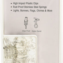 RV Designer M111, Klippy Klips Awning Clips, Light Hangars, 10 Per Pack,Clear