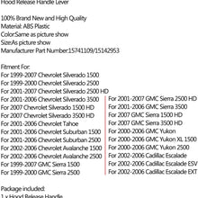 1PC Hood Latch Release Handle Fits For GM Hood Latch Release Handle 15741109 New CHENDGE2