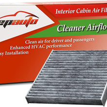 EPAuto CP285 (CF10285) Replacement for Toyota/Lexus/Scion/Subaru Premium Cabin Air Filter includes Activated Carbon