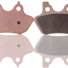 AUTOMUTO Front and Rear Sintered Brake Pads Compatible for 2000-2007 Harley-Davidson Dyna Electra Glide Fatboy Heritage Softail 2000-2003 Harley-Davidson Heritage Springer
