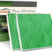 2 Pack White FD811 Cabin air filter for Mazda 3,6,CX-5, Replacement for CF11811,KD45-61-J6X