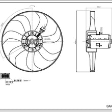Behr Hella Service 351041751 Blower Radiator/Condenser for Volkswagen Golf/Jetta