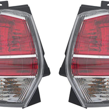 Epic Lighting OE Style Replacement Rear Brake Tail Light Assembly Compatible with 2014-2016 Rogue [ NI2805102 265504BA0A ] Right Passenger Side RH