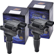 Set of 2 Herko B107 Ignition Coils For Hyundai Kia L4 2.4L 1999-2006