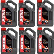 Motul 104092 Set of 6 7100 4T 10W-40 Motor Oil 1-Gallon Bottles