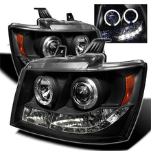 Spyder Auto 5009647 LED Halo Projector Headlights Black/Clear
