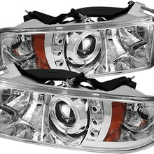 Spyder 5010087 Dodge Ram 1500 94-01 / Ram 2500/3500 94-02/99-01 Ram Sport - Projector Headlights - LED Halo - LED (Replaceable LEDs) - Black - High 9005 (Included) - Low H1 (Included)