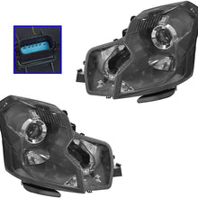 Headlights Headlamps HID Xenon Left & Right Pair Set for 03-07 Cadillac CTS
