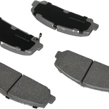 ACDelco 14D1286CH Advantage Ceramic Front Disc Brake Pad Set with Hardware