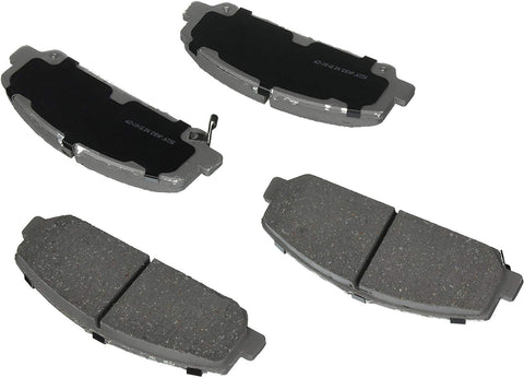 ACDelco 14D1286CH Advantage Ceramic Front Disc Brake Pad Set with Hardware