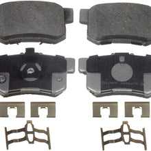 Wagner ThermoQuiet PD1086 Ceramic Disc Pad Set With Installation Hardware, Rear