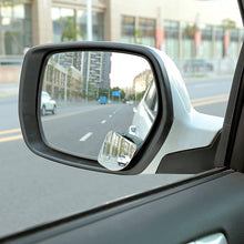 Dependable Direct HD Frameless Blind Spot Mirror - Fan Shaped 2.5" Convex Glass Mirror - Two-Way Design (Fixed and 360° Adjustable Angle Use) - Rear View - Pack of 2