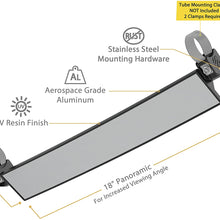 Scosche PSM21008 BaseClamp Round Convex Mirror Vehicle Base Mount